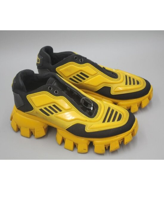 Prada Cloudburst Size 44 1191 Yellow Black Tennis Shoes Sneakers main image 14